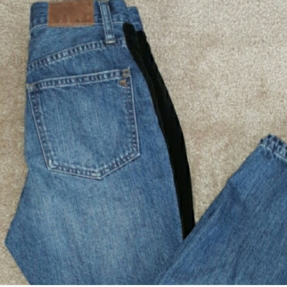 MADEWELL the perfect vintage Jean velvet tuxedo Stripe edition. Size 26 - Picture 11 of 15